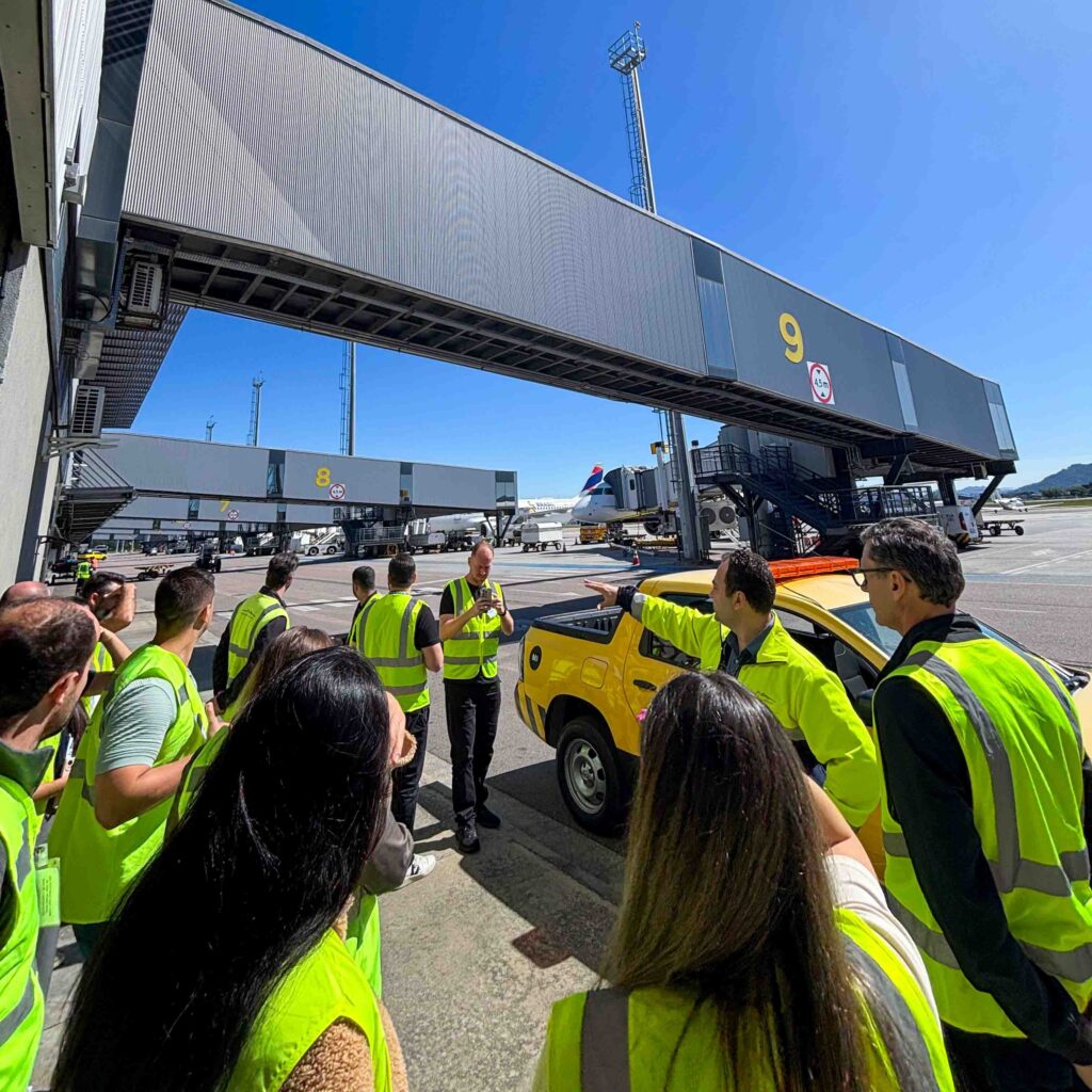 LogX visita o Aeroporto de Florianópolis